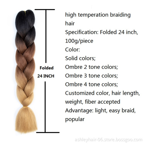 Pre Braided Blonde Gray Crochet Ultra Braid Wig Hair Jumbo Twist Black Best Synthetic Hair Wigs Braiding Hair